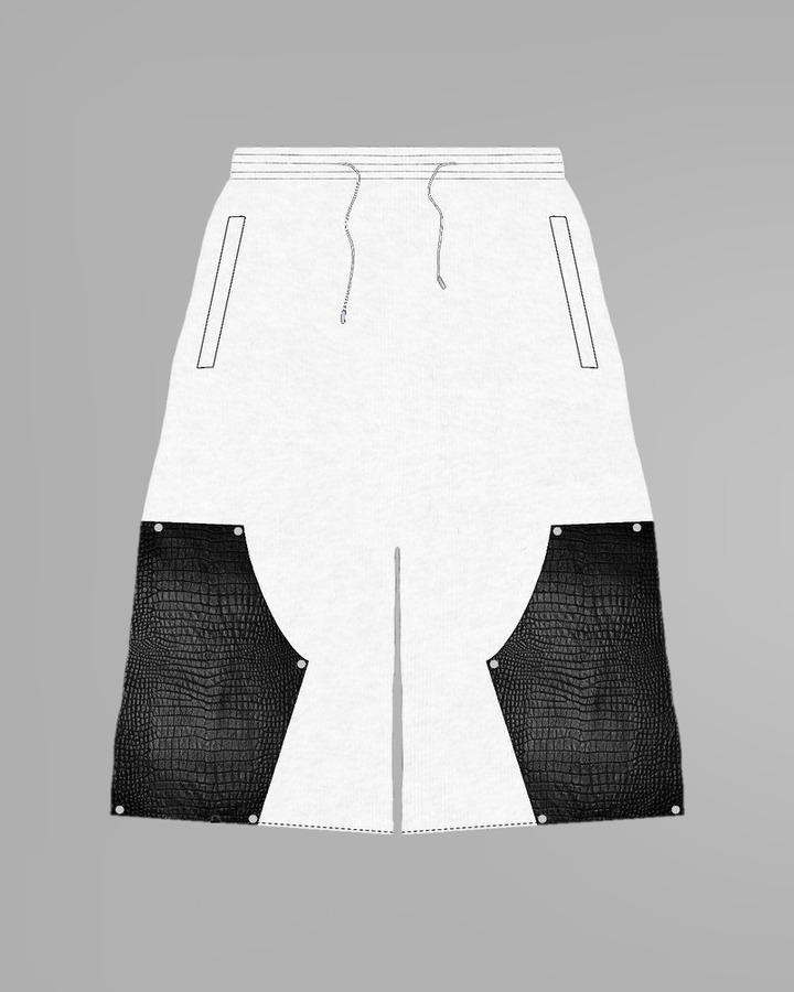 JODYE 002 — BR Reconstructed Panel Shorts