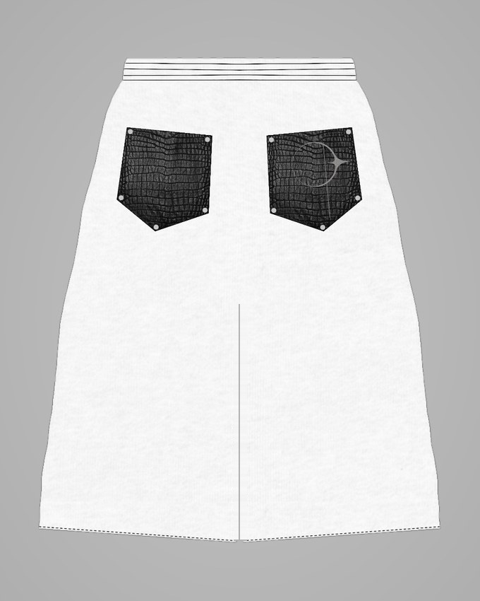 Back — leather pockets